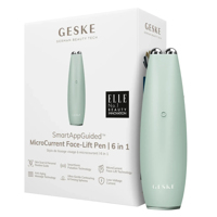 Микротоковая ручка для подтяжки лица GESKE MicroCurrent Face-Lift Pen 6в1 green