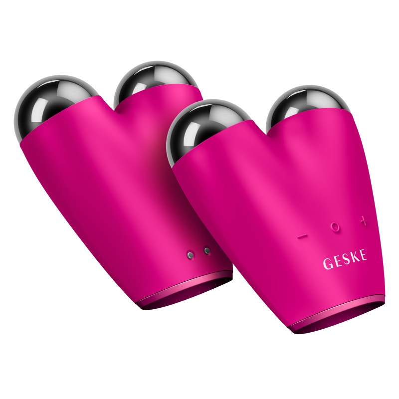 Микротоковый подтягиватель лица GESKE MicroCurrent Face-Lifter 6в1 magenta