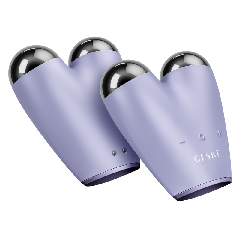 Микротоковый подтягиватель лица GESKE MicroCurrent Face-Lifter 6в1 purple
