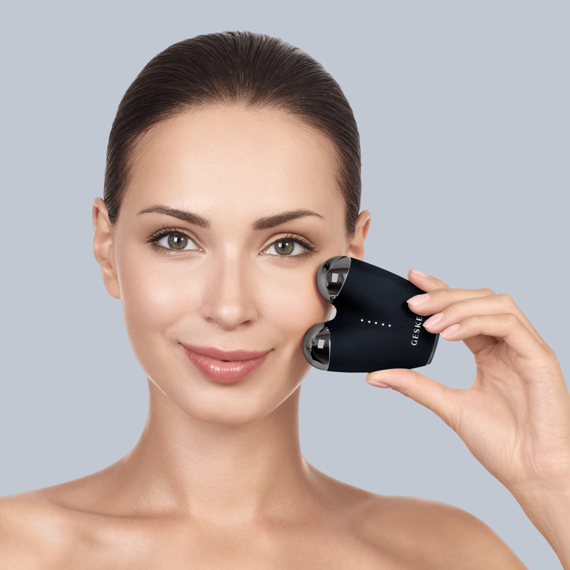 Микротоковый подтягиватель лица GESKE MicroCurrent Face-Lifter 6в1 black