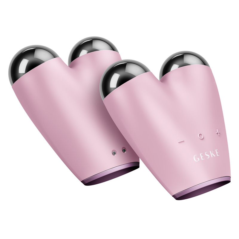 Микротоковый подтягиватель лица GESKE MicroCurrent Face-Lifter 6в1 pink