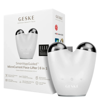 Микротоковый подтягиватель лица GESKE MicroCurrent Face-Lifter 6в1 white