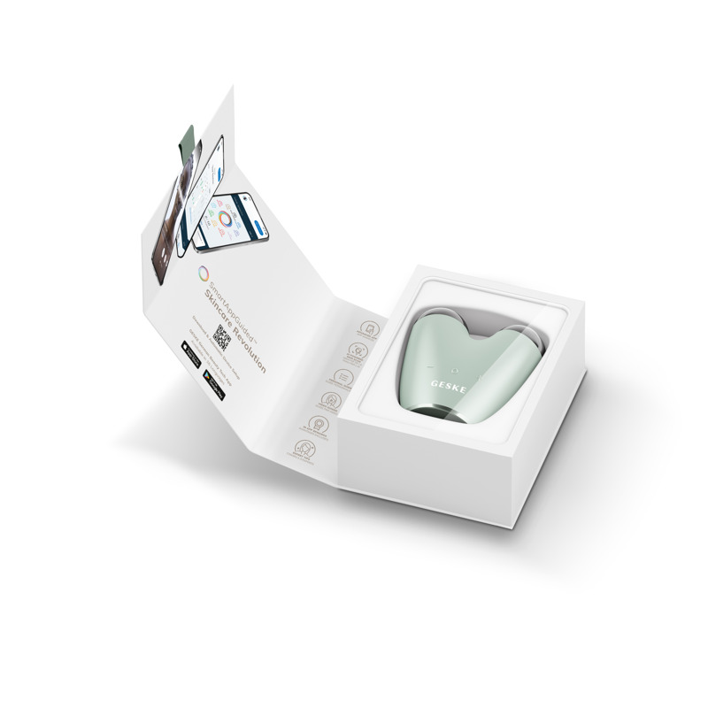 Микротоковый подтягиватель лица GESKE MicroCurrent Face-Lifter 6в1 green