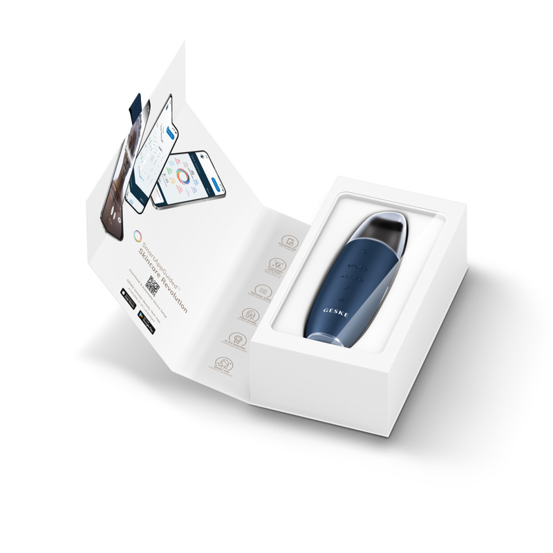 Микротоковый скрабер для кожи и устранения черных точек GESKE MicroCurrent Skin Scrubber&Blackhead Remover 9в1 midnight
