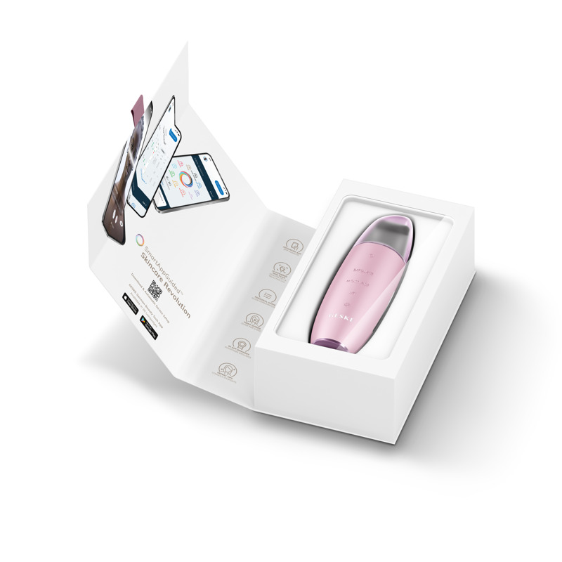 Микротоковый скрабер для кожи и устранения черных точек GESKE MicroCurrent Skin Scrubber&Blackhead Remover 9в1 pink
