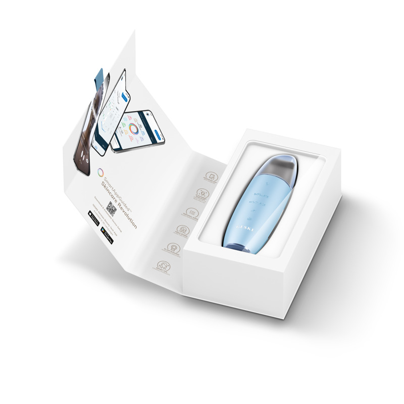 Микротоковый скрабер для кожи и устранения черных точек GESKE MicroCurrent Skin Scrubber&Blackhead Remover 9в1 aquamarine