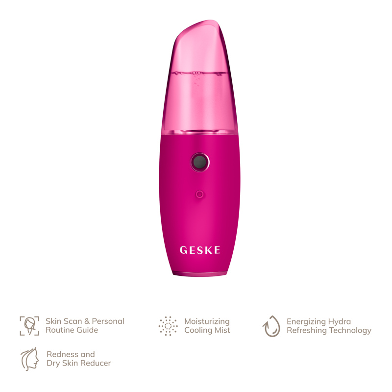 Увлажнитель для кожи лица GESKE Facial Hydration Refresher 4 in 1 magenta