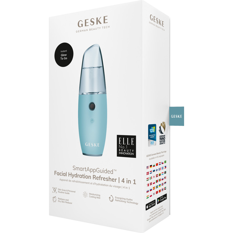 Увлажнитель для кожи лица GESKE Facial Hydration Refresher 4 in 1 turquoise