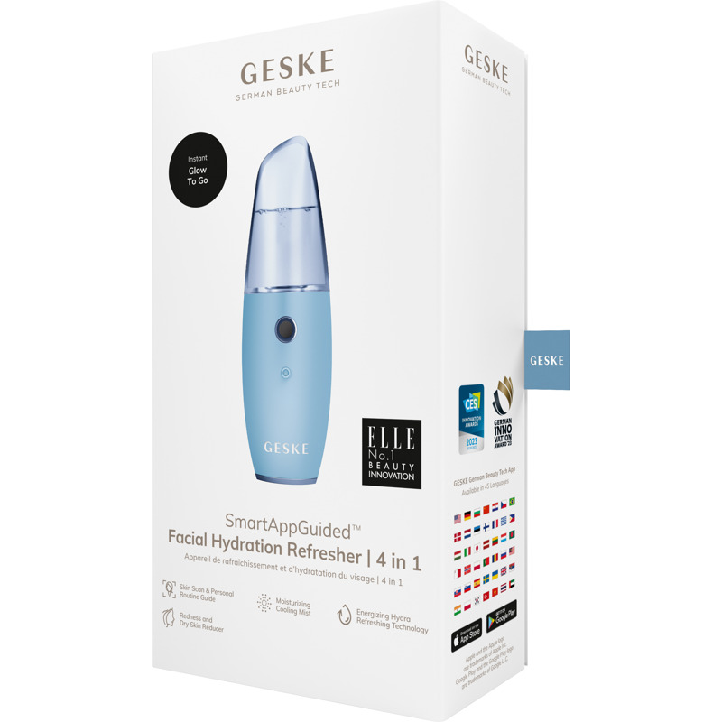 Увлажнитель для кожи лица GESKE Facial Hydration Refresher 4 in 1 aquamarine