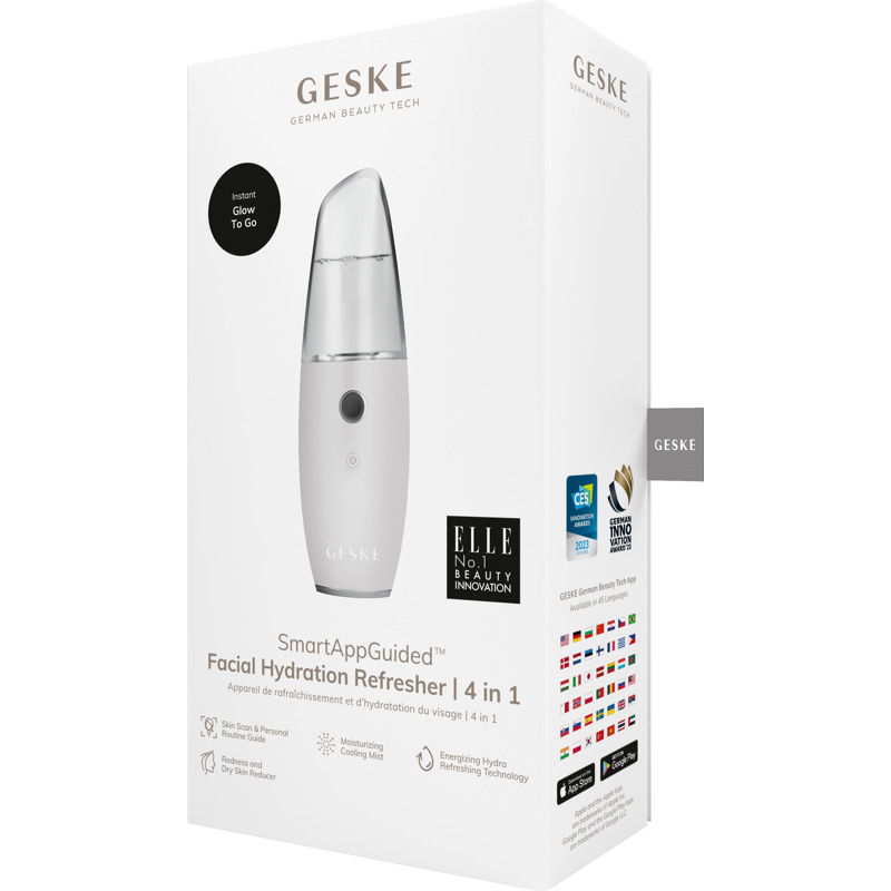 Увлажнитель для кожи лица GESKE Facial Hydration Refresher 4 in 1 white