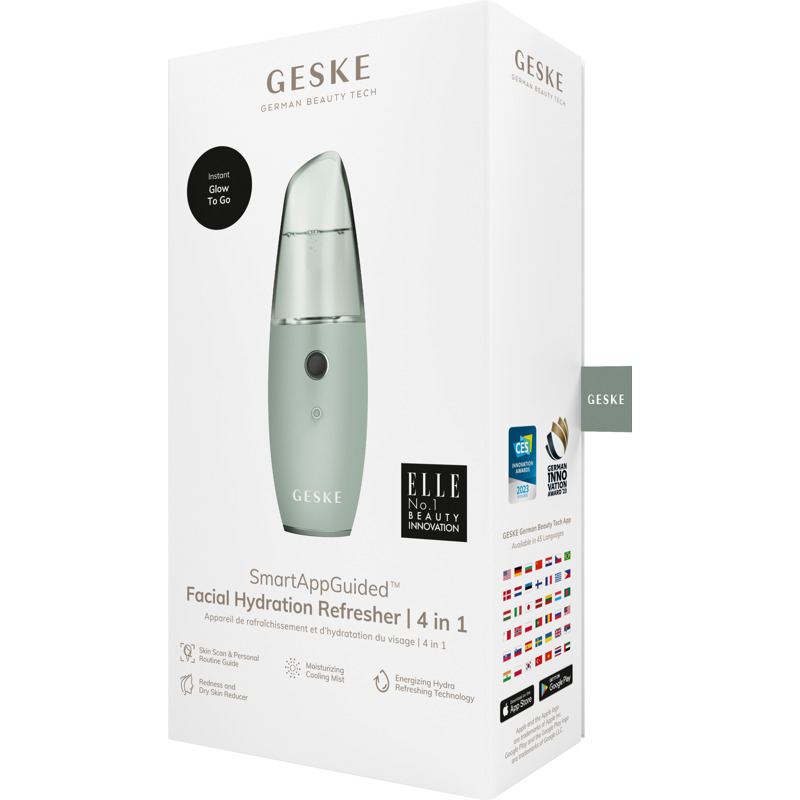 Увлажнитель для кожи лица GESKE Facial Hydration Refresher 4 in 1 green