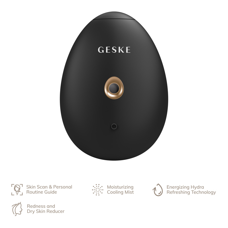 Электронный освежитель для увлажнения лица GESKE Facial Hydration Refresher 4в1 gray
