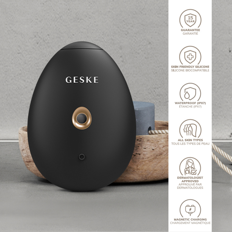 Электронный освежитель для увлажнения лица GESKE Facial Hydration Refresher 4в1 gray