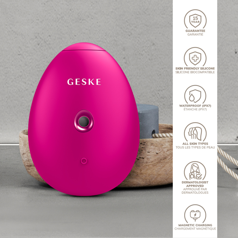 Электронный освежитель для увлажнения лица GESKE Facial Hydration Refresher 4в1 magenta