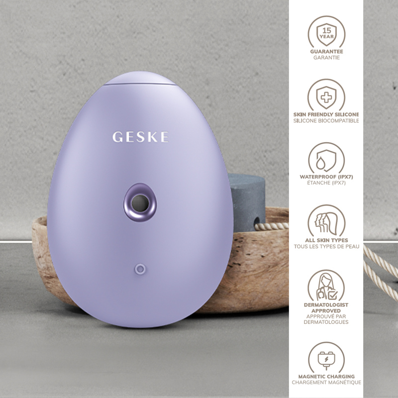 Электронный освежитель для увлажнения лица GESKE Facial Hydration Refresher 4в1 purple