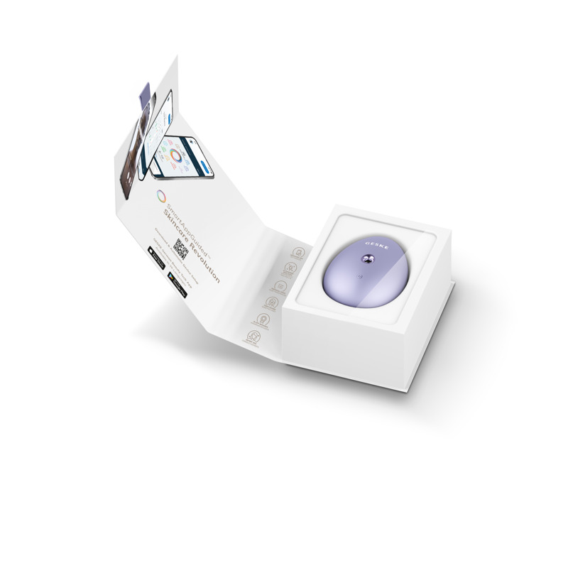 Электронный освежитель для увлажнения лица GESKE Facial Hydration Refresher 4в1 purple