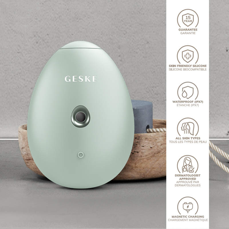 Электронный освежитель для увлажнения лица GESKE Facial Hydration Refresher 4в1 green