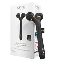 Електронний ультразвуковий ролик для обличчя GESKE Sonic Facial Roller 4в1 gray