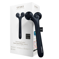 Електронний ультразвуковий ролик для обличчя GESKE Sonic Facial Roller 4в1 black