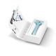Электронный ультразвуковой ролик для лица GESKE Sonic Facial Roller 4в1 turquoise