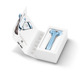 Электронный ультразвуковой ролик для лица GESKE Sonic Facial Roller 4в1 aquamarine