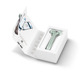 Электронный ультразвуковой ролик для лица GESKE Sonic Facial Roller 4в1 green