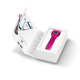 Электронный роллер для лица с микроиглами GESKE MicroNeedle Face Roller 9в1 magenta