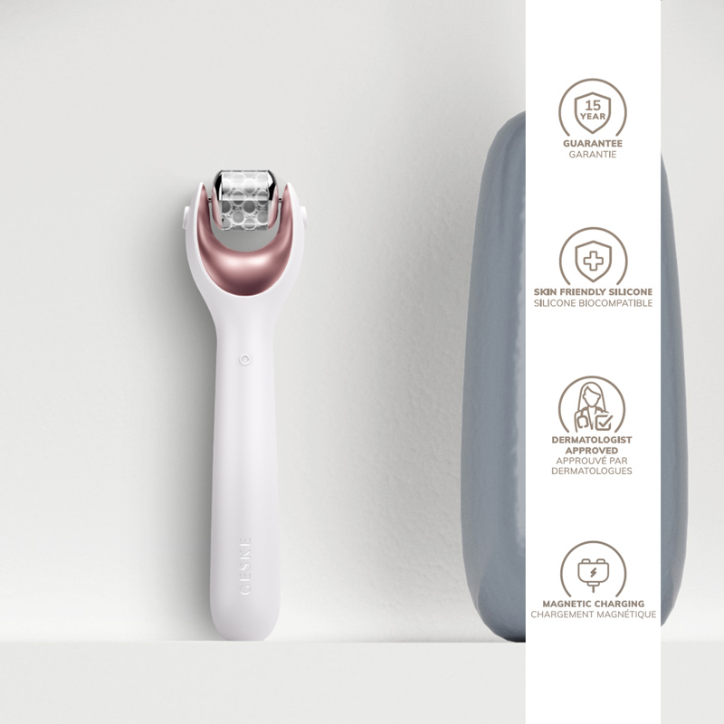 Электронный роллер для лица с микроиглами GESKE MicroNeedle Face Roller 9в1 starlight