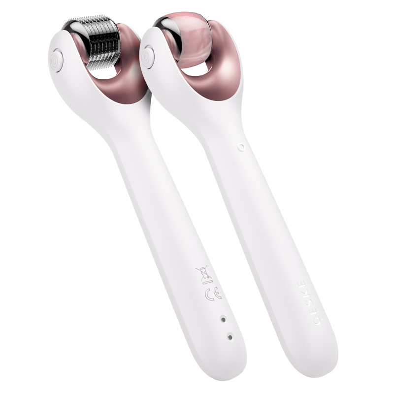 Электронный роллер для лица с микроиглами GESKE MicroNeedle Face Roller 9в1 starlight