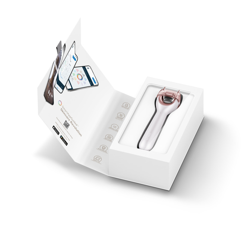 Электронный роллер для лица с микроиглами GESKE MicroNeedle Face Roller 9в1 starlight
