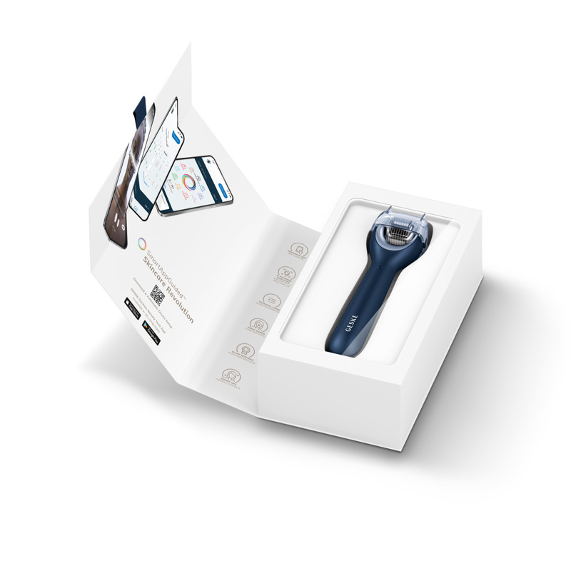 Электронный роллер для лица с микроиглами GESKE MicroNeedle Face Roller 9в1 midnight