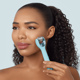 Электронный роллер для лица с микроиглами GESKE MicroNeedle Face Roller 9в1 turquoise