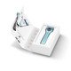 Электронный роллер для лица с микроиглами GESKE MicroNeedle Face Roller 9в1 turquoise
