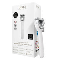 Электронный роллер для лица с микроиглами GESKE MicroNeedle Face Roller 9в1 white Электронный роллер для лица с микроиглами GESKE MicroNeedle Face Roller 9в1 white
