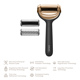 Электронный роллер для лица и тела с микроиглами GESKE MicroNeedle Face&Body Roller 8в1 gray