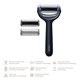 Электронный роллер для лица и тела с микроиглами GESKE MicroNeedle Face&Body Roller 8в1 black