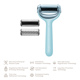 Электронный роллер для лица и тела с микроиглами GESKE MicroNeedle Face&Body Roller 8в1 turquoise