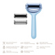 Электронный роллер для лица и тела с микроиглами GESKE MicroNeedle Face&Body Roller 8в1 aquamarine
