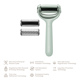 Электронный роллер для лица и тела с микроиглами GESKE MicroNeedle Face&Body Roller 8в1 green