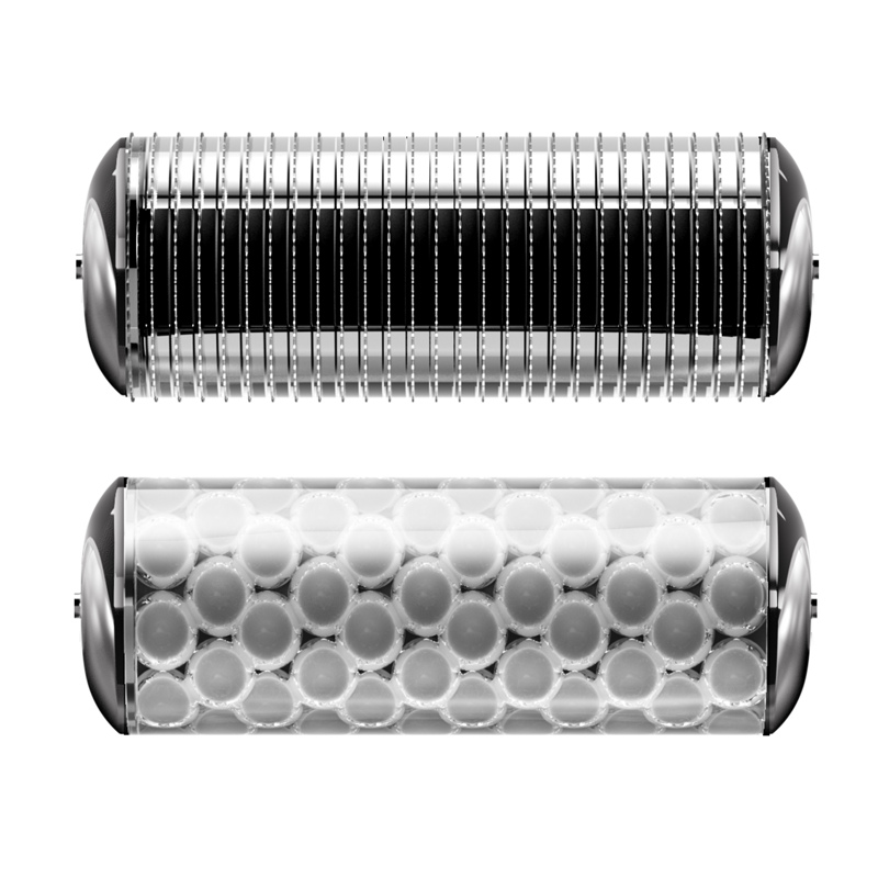 Электронный роллер для лица и тела с микроиглами GESKE MicroNeedle Face&Body Roller 8в1 green