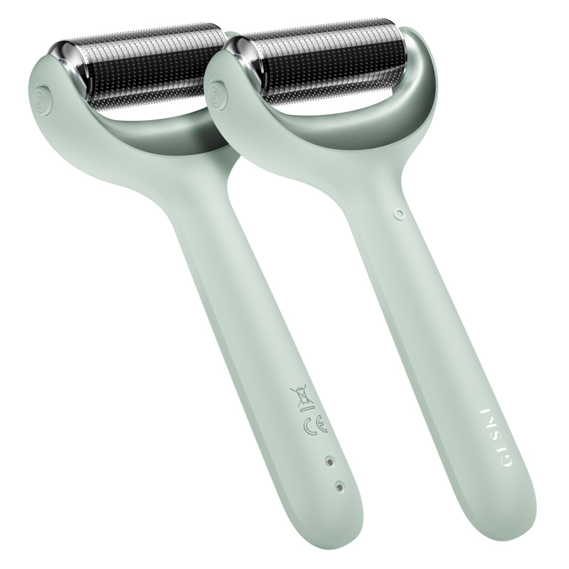 Электронный роллер для лица и тела с микроиглами GESKE MicroNeedle Face&Body Roller 8в1 green