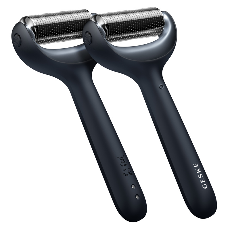 Ролер для голкової мезотерапії обличчя та тіла GESKE MicroNeedle Face&Body Roller 9в1 black