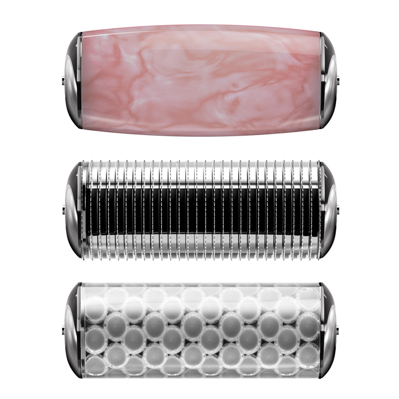 Ролик для голкової мезотерапії обличчя та тіла GESKE MicroNeedle Face&Body Roller 9в1 turquoise