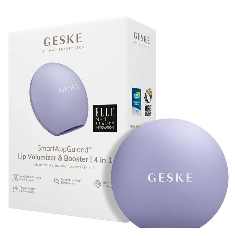 Пристрій для збільшення об'єму губ GESKE Lip Volumizer&Booster 4в1 Small purple
