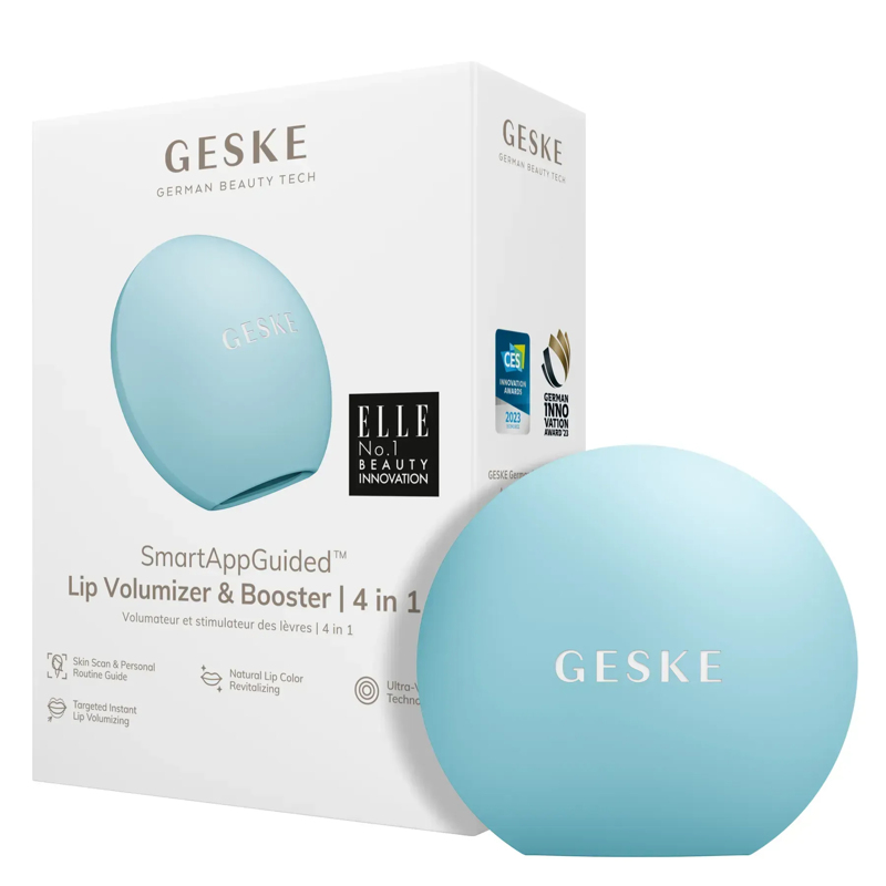 Пристрій для збільшення об'єму губ GESKE Lip Volumizer&Booster 4в1 Small turquoise