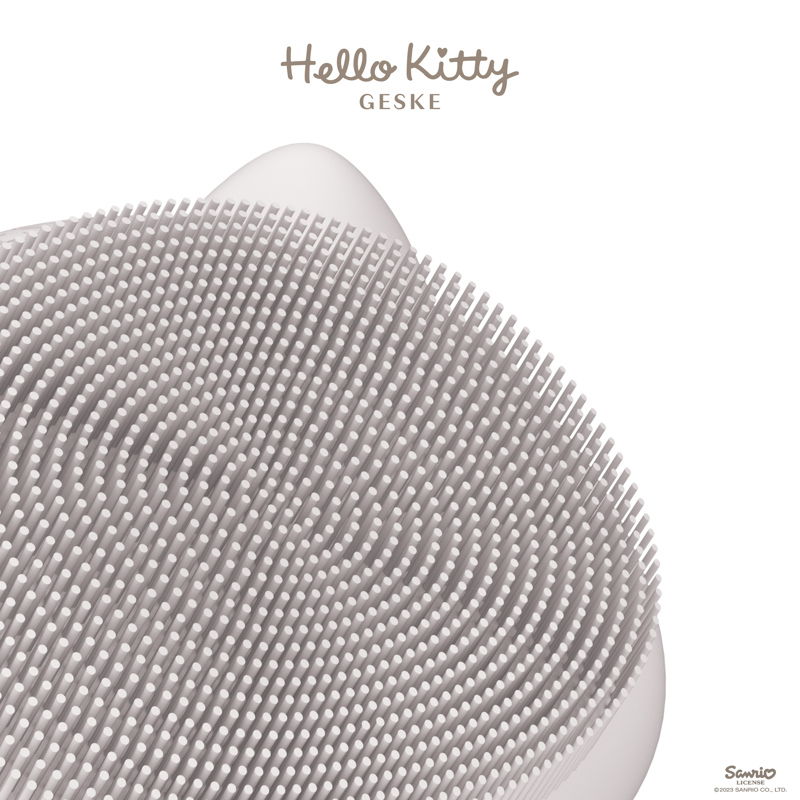Щетка для лица GESKE Facial Brush 3 в 1 by Hello Kitty пудровый
