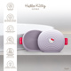 Электронная звуковая щетка для лица GESKE Sonic Facial Brush 4 в 1 by Hello Kitty фиолетовый