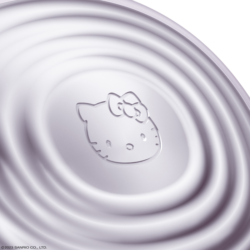 Электронная звуковая термо щетка для лица GESKE Sonic Thermo Facial Brush 5 в 1 by Hello Kitty фиолетовый