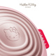 Электронная звуковая термо щетка для лица GESKE Sonic Thermo Facial Brush 5 в 1 by Hello Kitty розовый