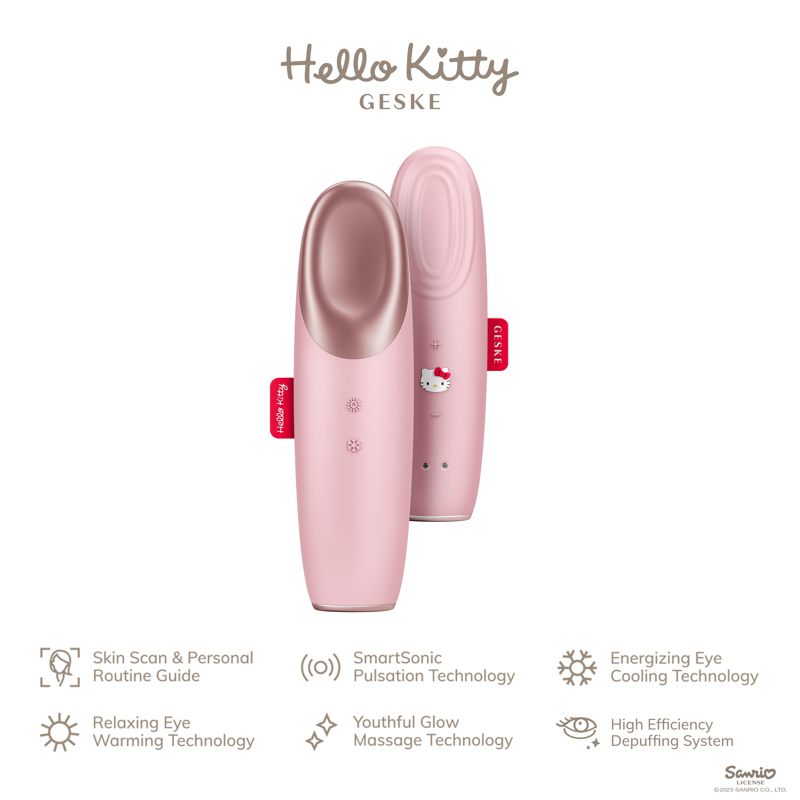 Энерджайзер для глаз GESKE Warm&Cool Eye Energizer 6в1 by Hello Kitty pink
